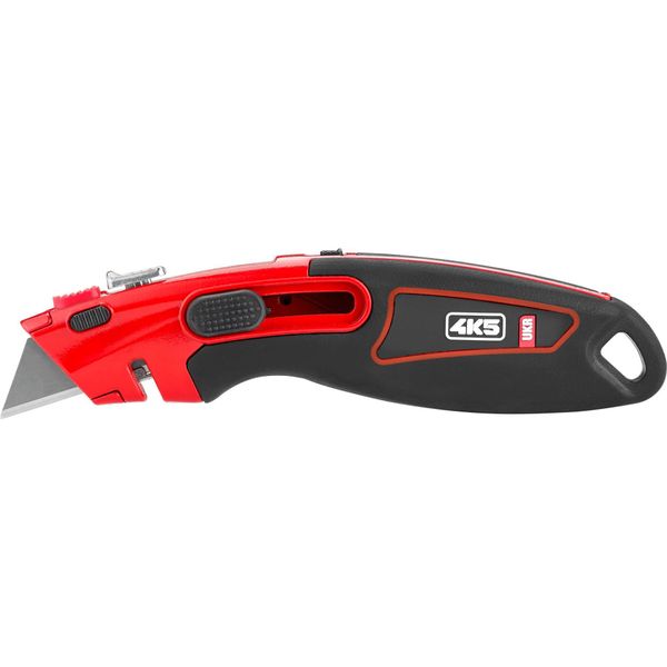4K5 Tools Ukr Coltello Da Taglio Di Sicurezza (Lunghezza Lama 22 Mm, Lama Trapezoidale)-image