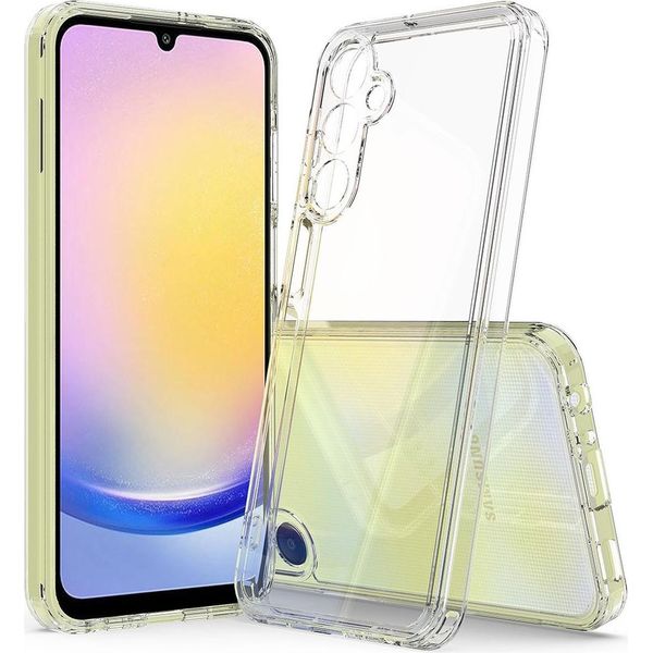 Custodia Per Samsung Galaxy A25 5G Custodia Per Telefono Cellulare Hybrid Silicone Bumper Cover Clear-image