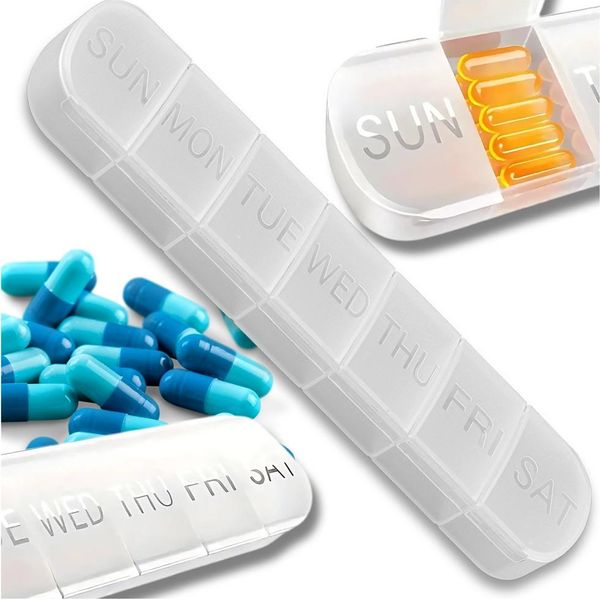 Box 7 Giorni Organizzatore Settimanale Per Farmaci, Compresse, Contenitore, Cartuccia-image