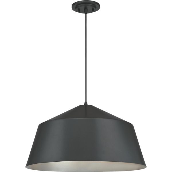 Lampada A Sospensione Monolampada Cupola In Metallo Gun Metal-image