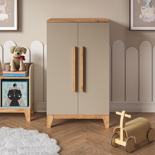 Vitalispa Armadio Per Bambini Malia, 70 X 120 Cm, Cachemire/Artigiano-image