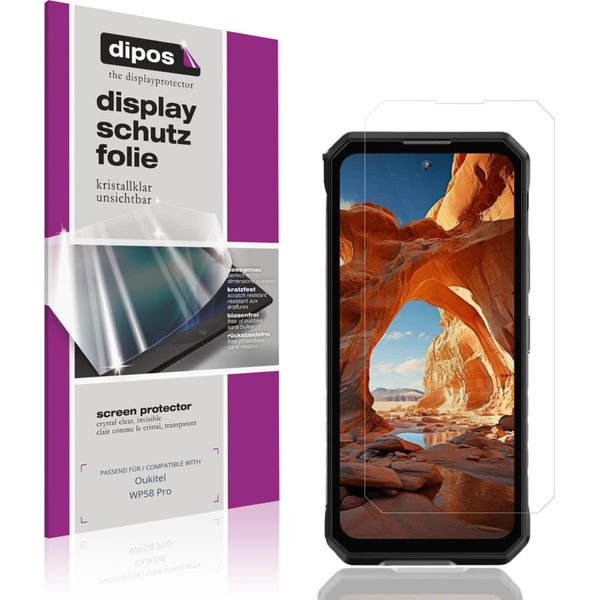 4X Pellicola Protettiva Per Oukitel WP58 Pro Protezione Schermo Claro Display Dipos-image
