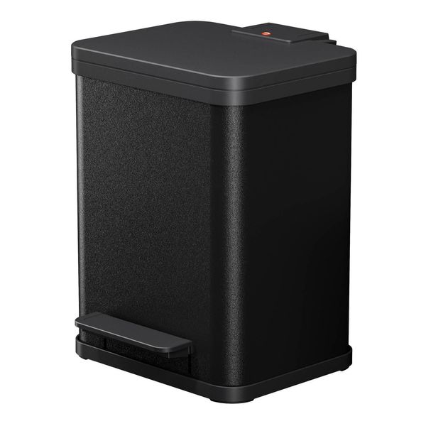 Hailo 0622-260 Separatore Di Rifiuti A Pedale Hailo ÖKo Duo Plus M, 2X9 L, Nero-image