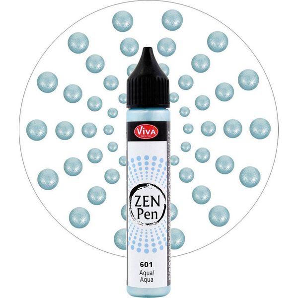 Pittura Con Applicatore Per Realizzare Punti Zen Pen - Viva Decor - Aqua-image