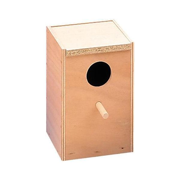 Nobby Grande Cassetta Nido Per Parrocchetti Verticale 20 X 20 X 30 Cm-image