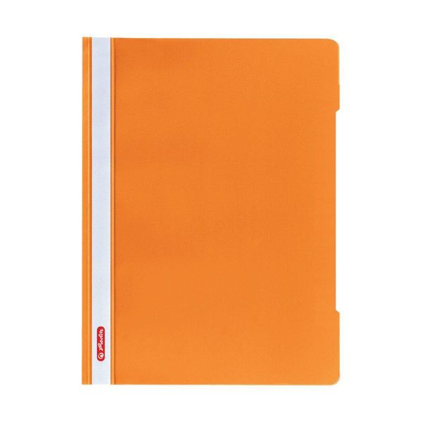 Raccoglitore A Fogli Mobili Herlitz "Quality"", Din A4, Pellicola Pp, Arancione"-image