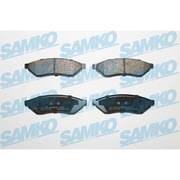 Set Pastiglie Freno Posteriori Samko Per Chevrolet Epica KL1 5SP1198-image
