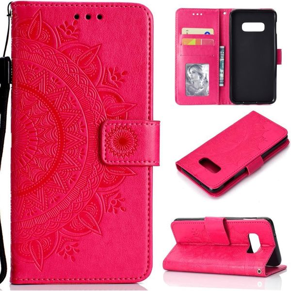 Custodia Per Samsung Galaxy S10E Custodia Del Telefono Cellulare Flip Case Cover Copertura Protettiva Mandala-image