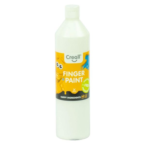 Creall Happy Ingredients Finger Paint, 750 Ml, Bianco-image