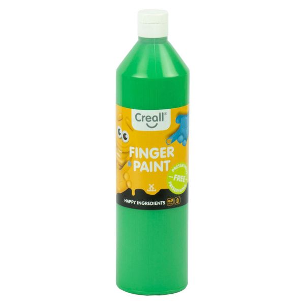 Creall Happy Ingredients Vernice Per Dita, 750 Ml, Verde-image