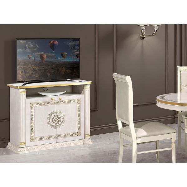 Rtv Design Credenza Tv Cassettiera Tv Mobile Legno Oro Beige-image