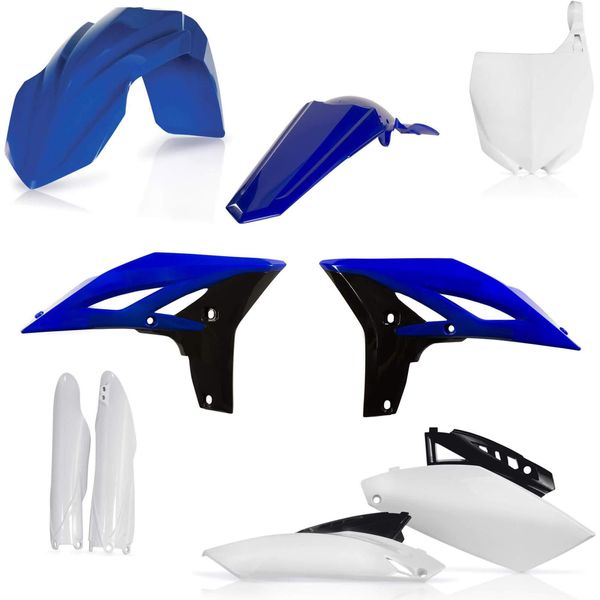 Kit Carene 9 Pezzi Acerbis Replica 40 Blu/Bianco Per Yamaha Yz 250 F-image