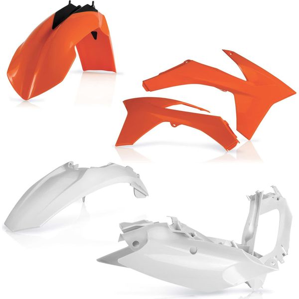 Kit Carene 5 Pezzi Acerbis Modello 2012 Arancio/Bianco Per Ktm-image