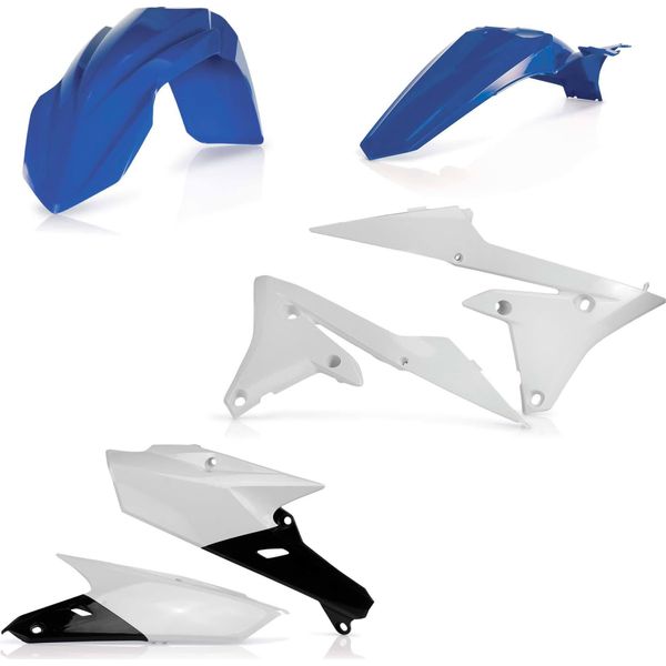 Kit Carene 6 Pezzi Acerbis Modello 2014 Blu/Bianco Per Yamaha Yz F-image