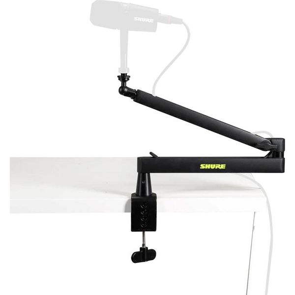 Shure SH-BROADCAST2 - Low-Profile Arm Microphone Holder For Desk Mounting-image