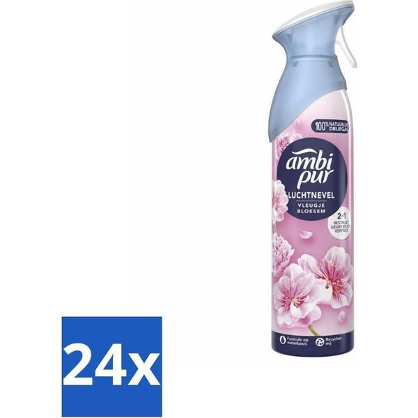 Ambi Pur - Effetti D'aria - Deodorante Spray - Un Pizzico Di Fiore - 185 Ml - Confezione Value Pack - 24 Pezzi-image