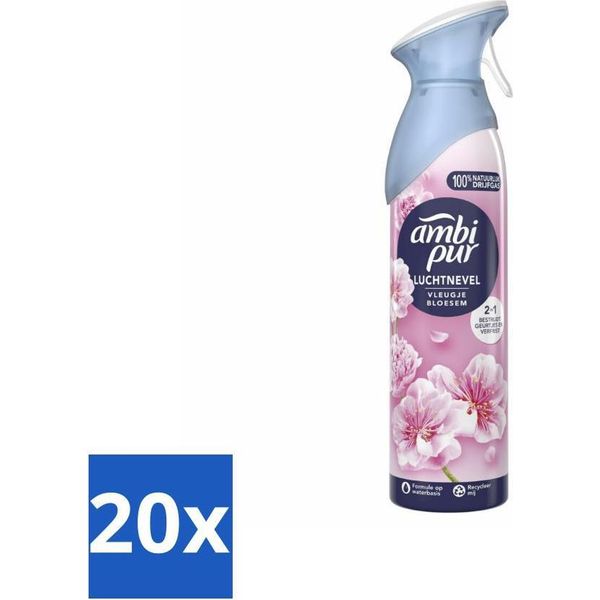 Ambi Pur - Effetti D'aria - Deodorante Spray - Un Pizzico Di Fiore - 185 Ml - Confezione Value Pack - 20 Pezzi-image
