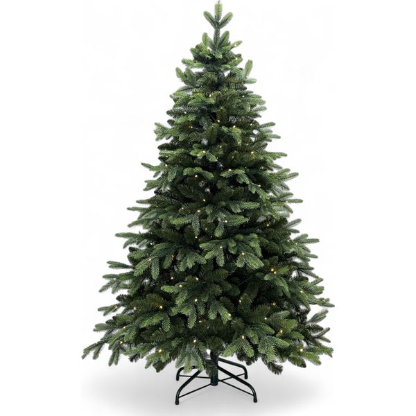 Albero Di Natale Artificiale Con Luci 180 Cm-image
