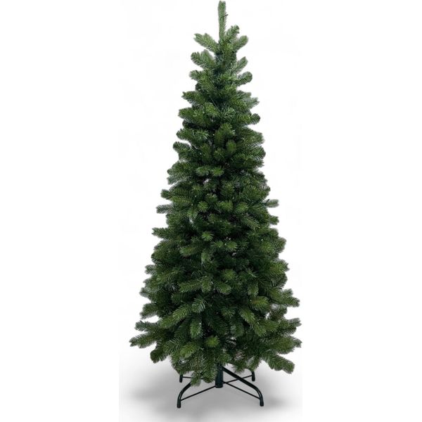 Xms-Trees Albero Di Natale Artificiale Banff H240 X Ø101 Cm - Modello Sottile - Ritardante Di Fiamma-image