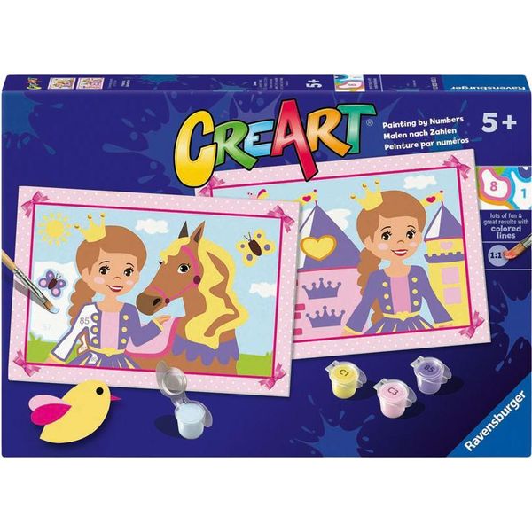 Ravensburger Creart Dipingere Con I Numeri - Piccole Principesse-image