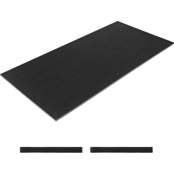 Succebuy Tappetino Per Arti Marziali 3 X 1,5 M Per L'allenamento A Casa E In Palestra, Tappetino Impermeabile E Arrotolabile Per Ginnastica, Jiu-Jitsu, Mma, Judo, Boxe E Yoga, Tappetino Sportivo In Nero-image