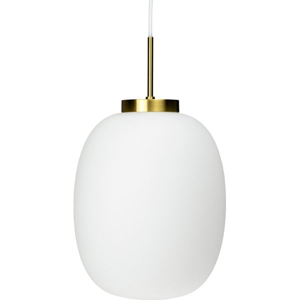 Lampada A Sospensione Led, Lampada A Sospensione, Lampada A Soffitto A Sospensione, Lampada A Sospensione Per Tavolo Da Pranzo, Lampada A Sospensione Per Soggiorno, Design Scandinavo, DL39 Ottone Opale-image