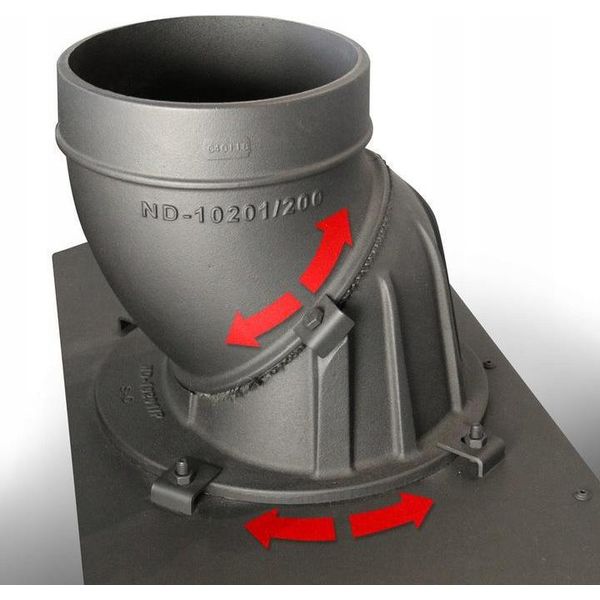 Inserto Camino In Acciaio Kratki Lucy Slim 8 Kw Ø 160 Rivestimento Nero-image