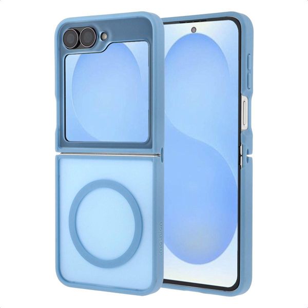 Samsung Galaxy Z Flip 7 Fe Cover - Plastica - Imoshion Custodia Rigida/Copertura Posteriore - Blu Chiaro-image