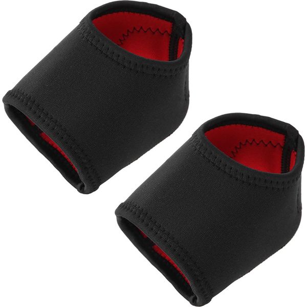 Calzino Per Tallone Sok, 2 Pezzi Supporto Per Tallone, Bendaggio Per Sperone Del Tallone In Silicone, Set Di Protezione Per Tallone In Neoprene Protezione Per Tallone Unisex Anti-Strappo Protezione Per Tallone Involucro Per Tallone Calze Per Tallone Per Il Sollievo Dal Dolore-image