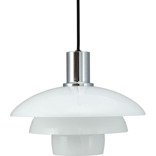 Lampada A Sospensione Led, Lampada A Sospensione, Lampada A Soffitto A Sospensione, Lampada A Sospensione Per Tavolo Da Pranzo, Lampada A Sospensione Per Soggiorno, Design Scandinavo, Vetro Opalino Morph D28-image