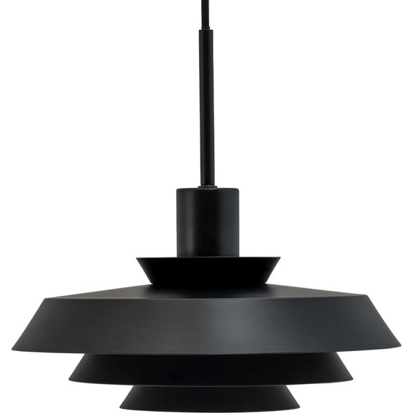 Lampada A Sospensione Led, Lampada A Sospensione, Lampada A Soffitto A Sospensione, Lampada A Sospensione Per Tavolo Da Pranzo, Lampada A Sospensione Per Soggiorno, Design Scandinavo, DL30 Nero-image