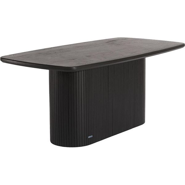 Home Deluxe Tavolo Da Pranzo Rabos - Nero, Rovere Oliato (180 X 75 X 90 Cm) | Tavolo In Legno Massiccio Dal Design Moderno Per Sala Da Pranzo E Cucina-image