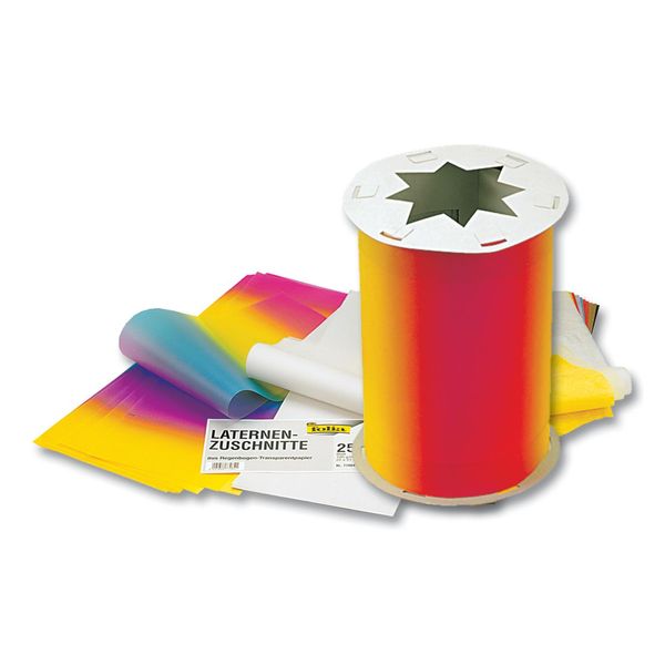 Folia 77085 Laternenzuschnitt - 22 X 51 Cm, 25 Blatt, Transparentpapier, Unbedruckt-image