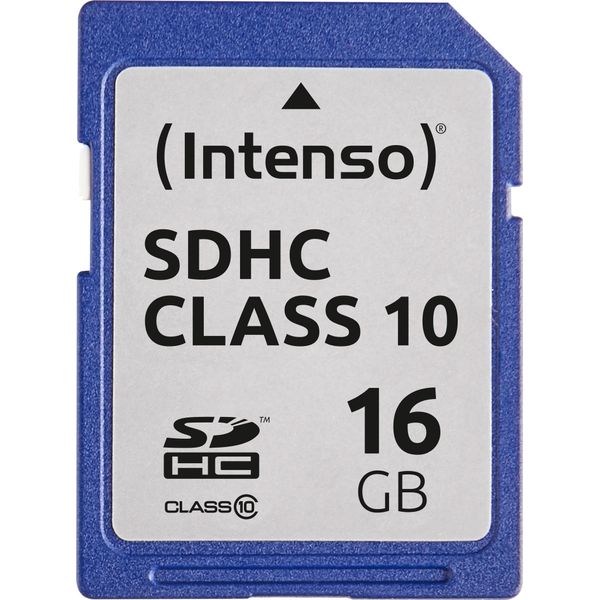 Intenso Classe 10 - Scheda Di Memoria Flash - 16 Gb - Classe 10 - Sdhc-image