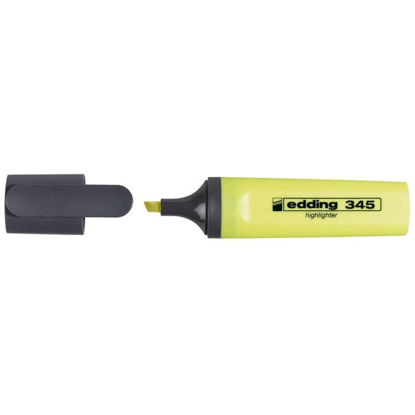 10X Edding 345-5 Evidenziatore Evidenziatore - Ricaricabile, Giallo-image