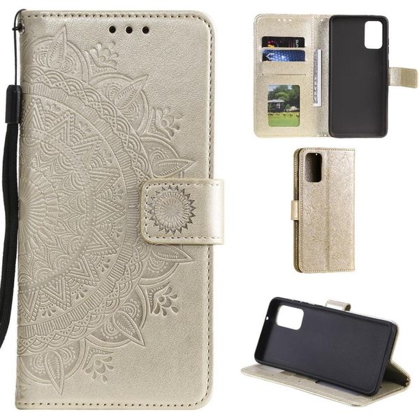 Huawei P40 Pro Custodia Del Telefono Cellulare Flip Case Cover Custodia Del Telefono Cellulare Bumper Mandala Rosegold-image