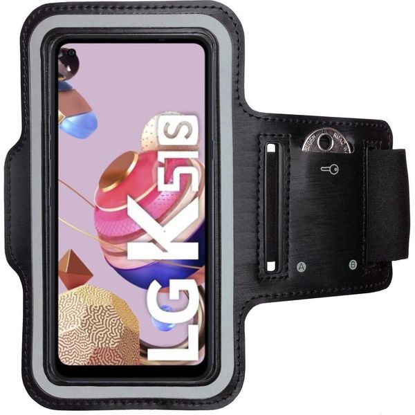 Fascia Da Braccio Sportiva Per Lg K51S Copertura Sportiva Fitness Fascia Da Braccio Telefono Cellulare In Esecuzione Copertura-image