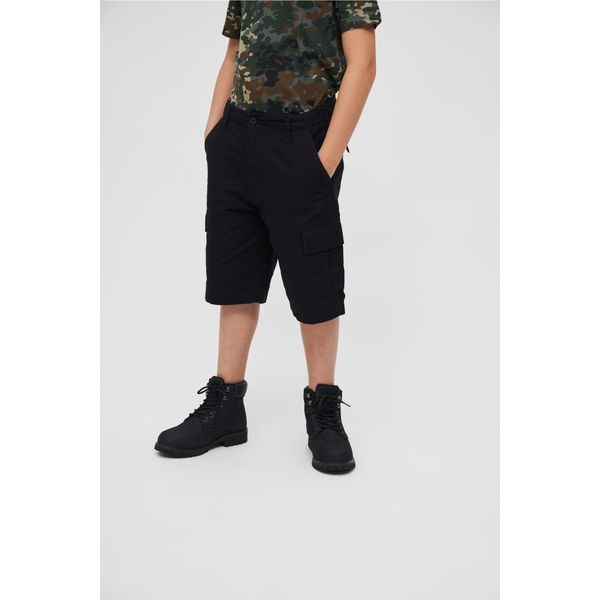 Brandit Kids Bdu Ripstop Shorts Nero, 122/128-image