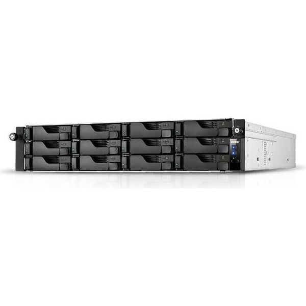 Asustor AS6512RD Nas Armadio (2U) Intel Atom® C3538 8 Gb DDR4 0 Tb Adm Nero-image