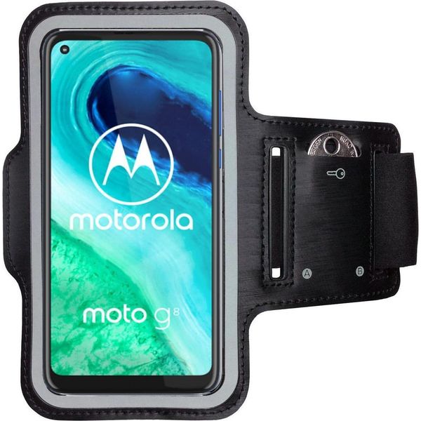 Fascia Da Braccio Sportiva Per Motorola Moto G8 Copertura Fitness Del Telefono Cellulare Fascia Da Braccio Per La Corsa-image