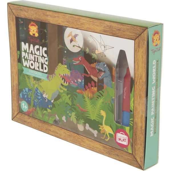 Set Magico Da Colorare Dinosauri Tiger Tribe - Giocattolo Creativo Per Bambini-image
