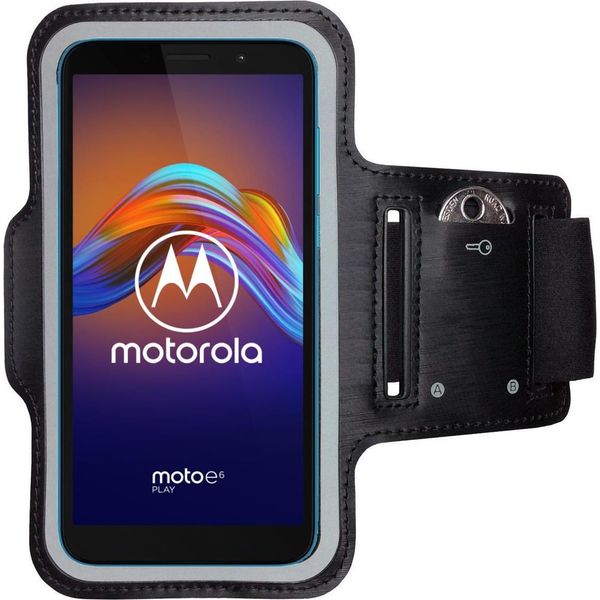 Fascia Da Braccio Sportiva Per Motorola Moto E6 Play Copertura Fitness Del Telefono Cellulare Fascia Da Braccio Da Corsa-image