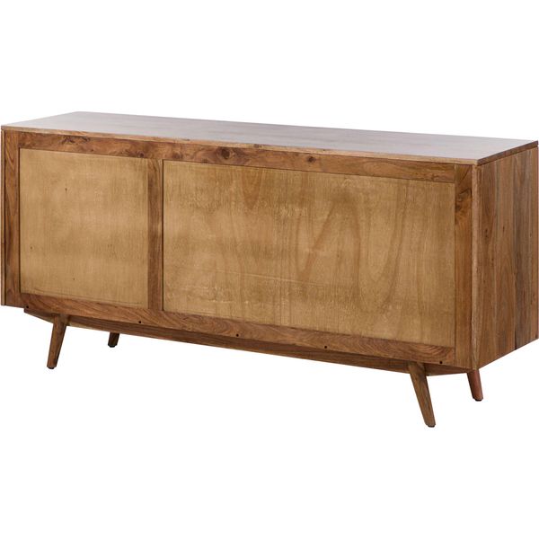 MASSIVMOEBEL24 | Mosayk #110 Credenza In Legno Di Acacia Laccato / Natur 160X42X75-image