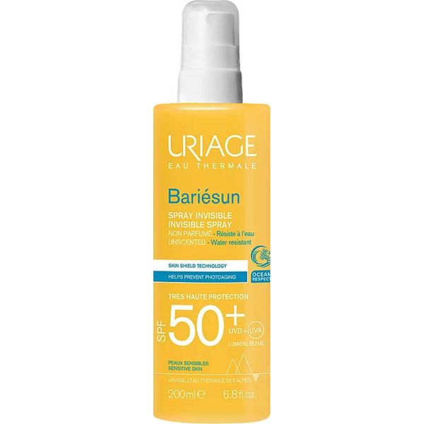 Uriage Bariesun Invisible Spray Protezione Solare Spray Senza Profumo SPF50+, 200 Ml-image