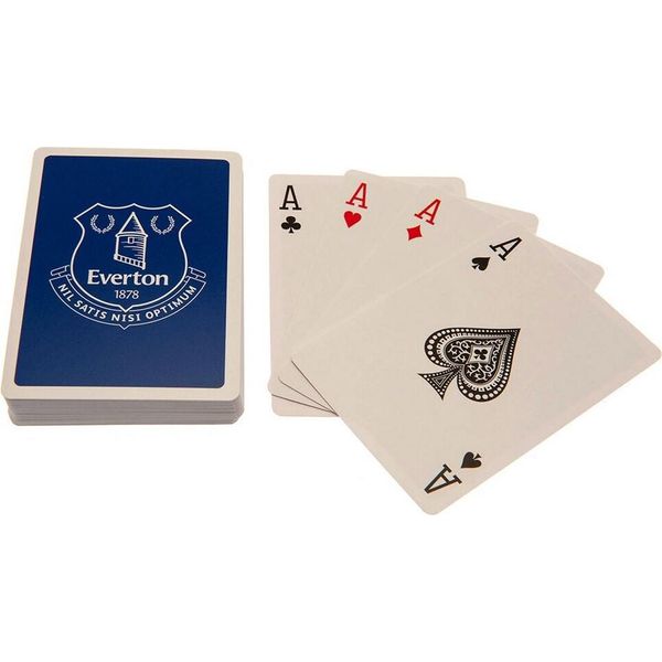Everton Fc - Carte Da Gioco, Crest TA9540 (Taglia Unica) (Blu/Bianco)-image