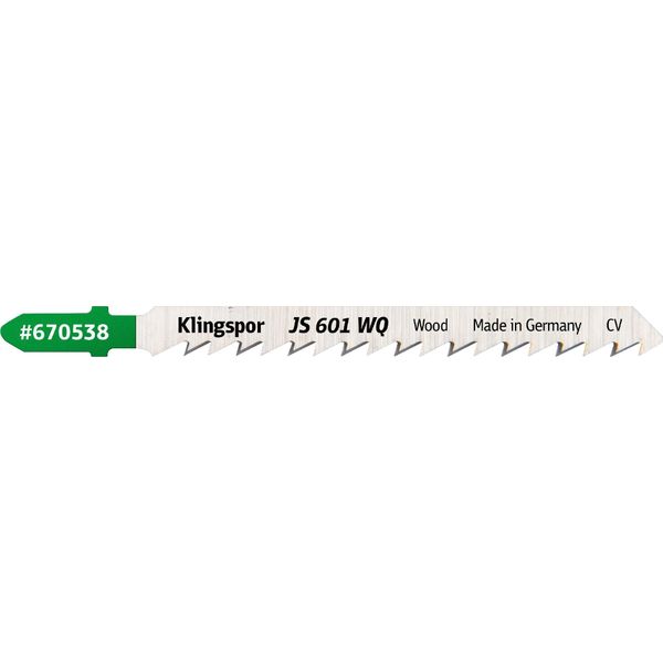 Klingspor Js 601 Wq Lame Per Seghetto Alternativo, 100X8X1,45 Mm Lunghezza 95Crom-Vanadio 5 Pz.-image