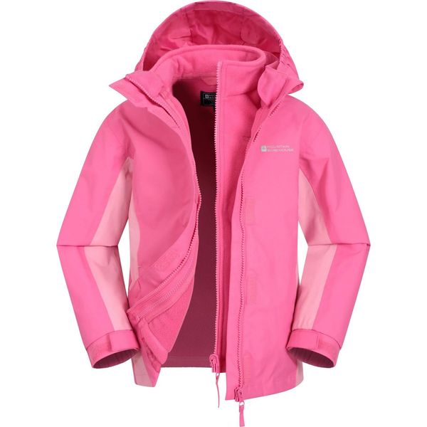 Mountain Warehouse - Jacke "Lightning"", Wasserfest 3 In 1 FüR Kinder MW2418 (128) (Hellrosa)"-image