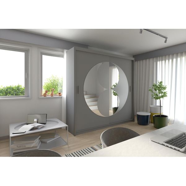 Armadio Multiuso 203Cm Ripiani Di Stoccaggio Armadio Armadio Nuovo Scaffale-image
