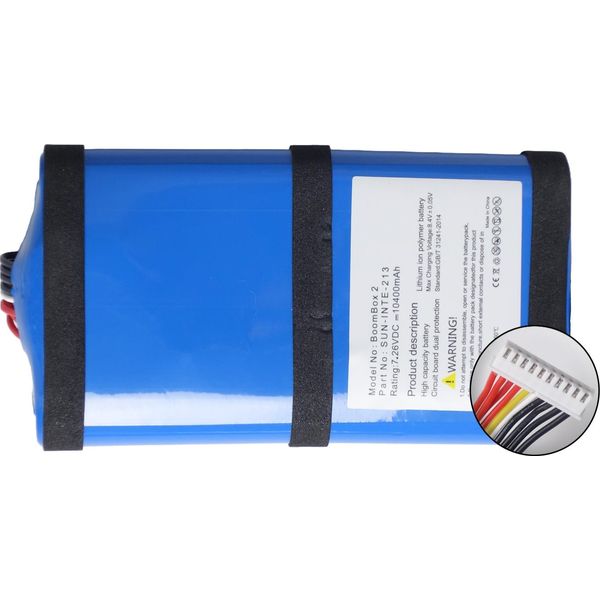 Batteria Di Ricambio Tradebit Compatibile Con Jbl Boombox 2 - Li-Ion - 10000 Mah - 7,4V-image