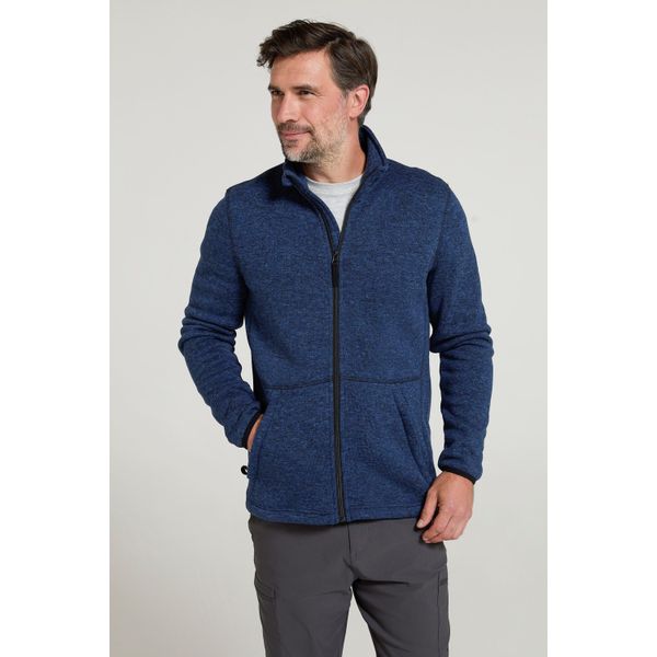 Mountain Warehouse - "Idris Iii"" Giacca In Pile Con Zip Intera Da Uomo MW460 (Xxs) (Blu Navy)"-image